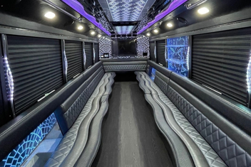 Columbia Party Bus Interior