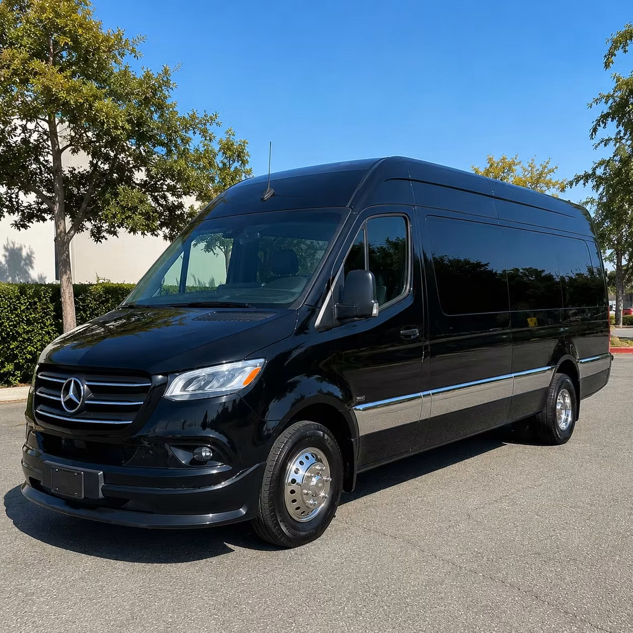 sprinter vans and minibuses for bridal party transportation in columbia
